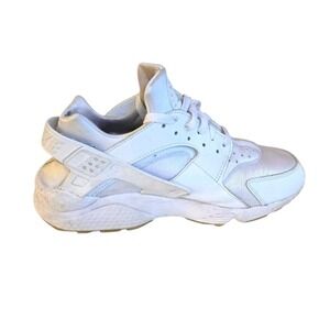 Nike Air Huarache Mens Athletic Shoe Size 9 Triple White Platinum Gum DR9883 100